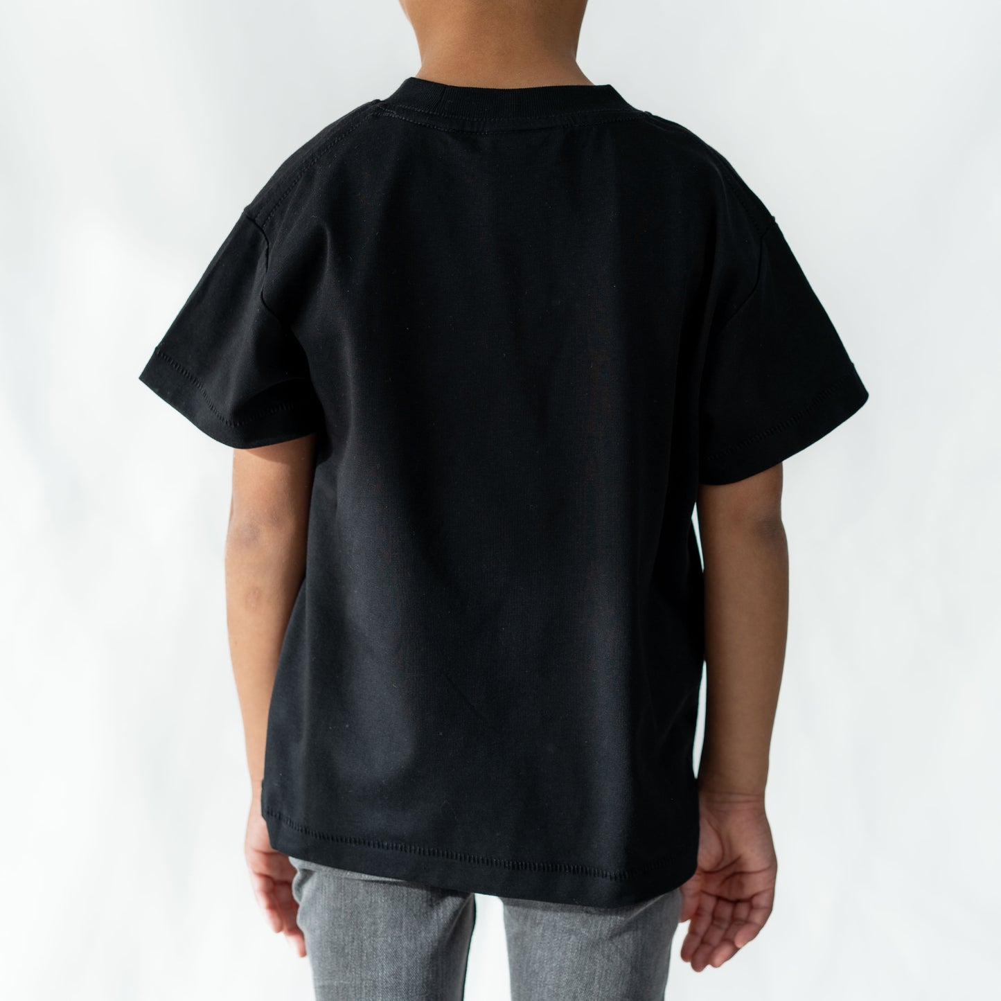 Favela Soul Black Text Logo T-Shirt Kids