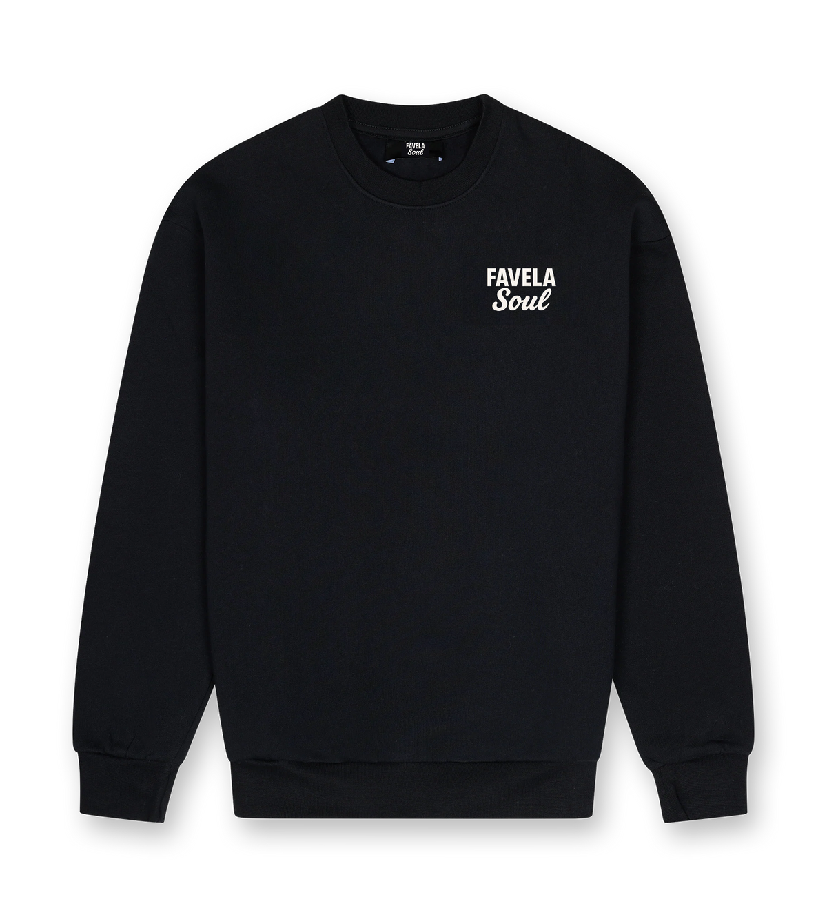 Favela Soul Black Text Logo Sweater