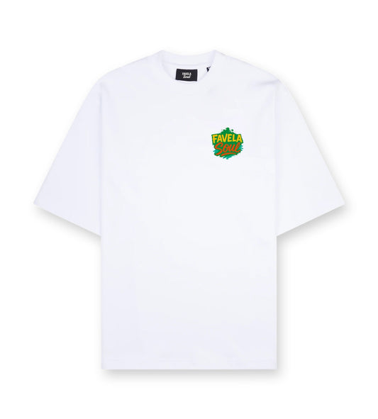 Favela Soul White Logo T-Shirt