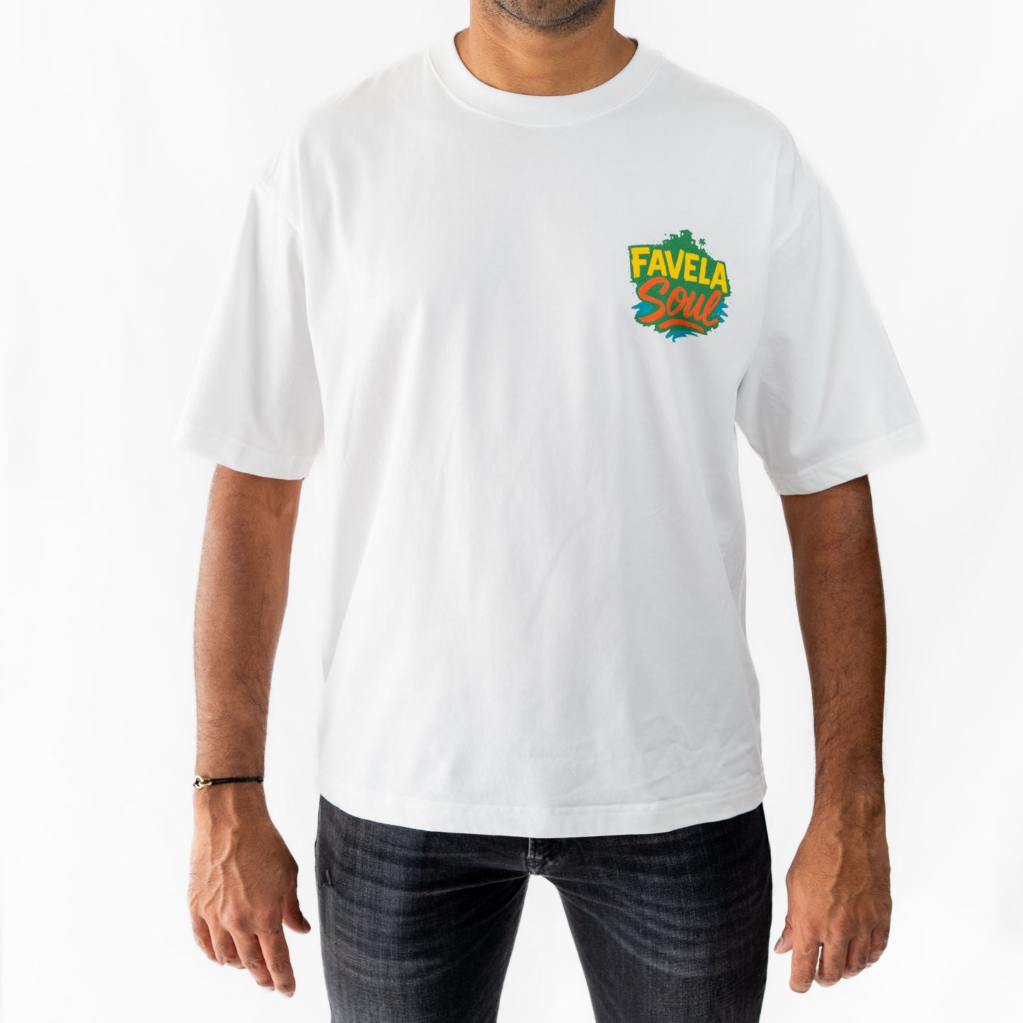 Favela Soul White Corcovado T-Shirt