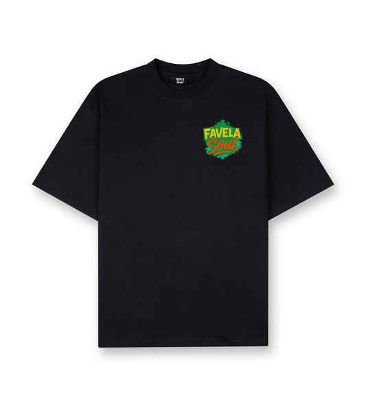 Favela Soul Black Logo T-Shirt