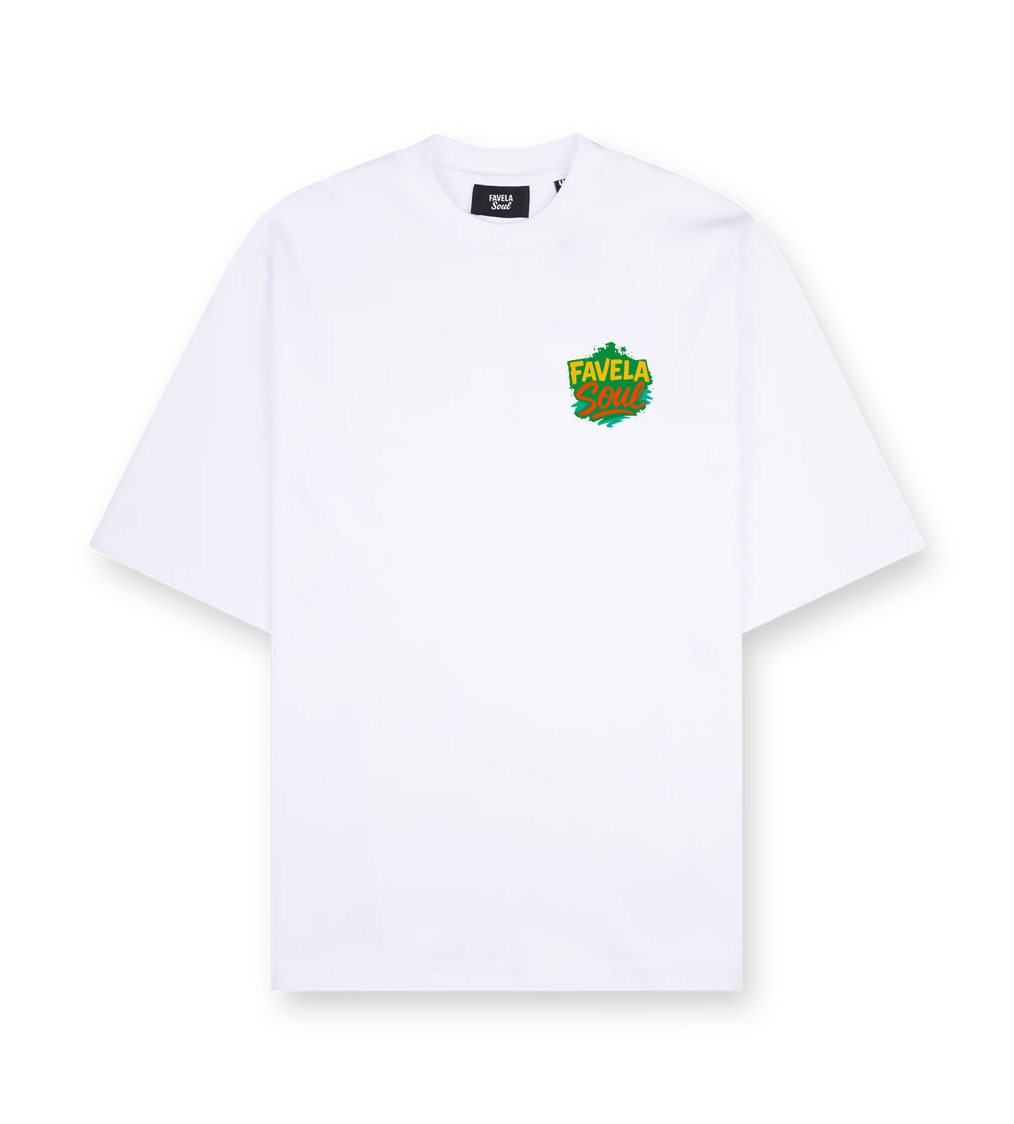 Favela Soul White Corcovado T-Shirt