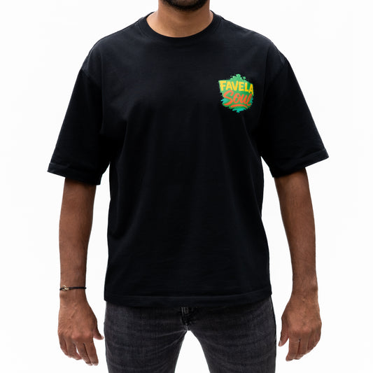 Favela Soul Black Logo T-Shirt